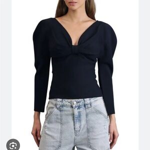 Avec Les Filles Navy Top – NWT | XS